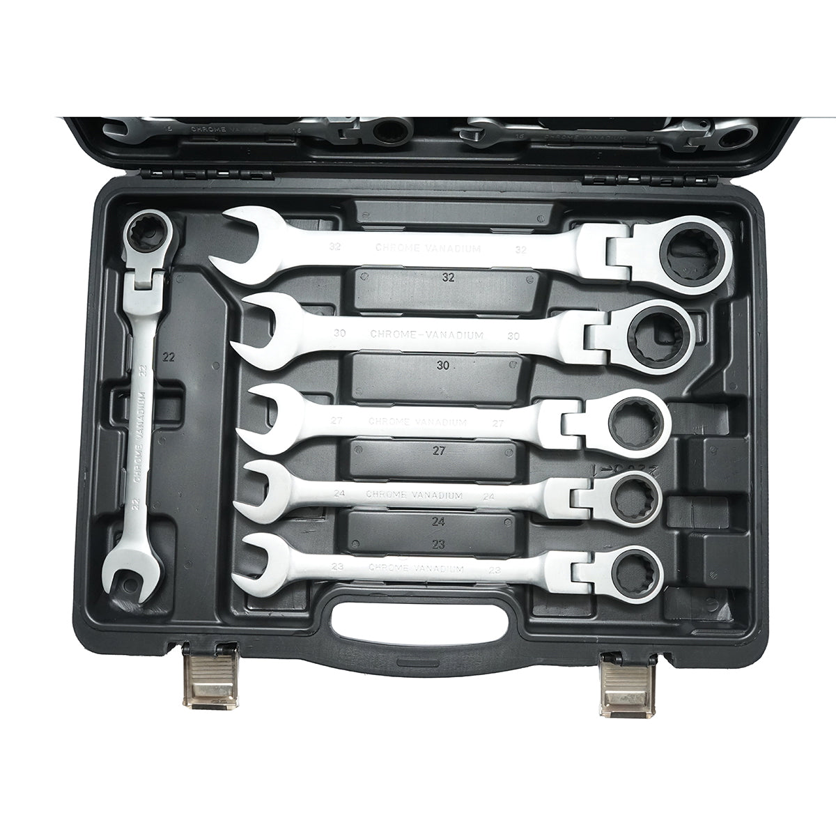 Set of 22 ratchet combination wrenches CrV 6-32mm Breckner Germany
