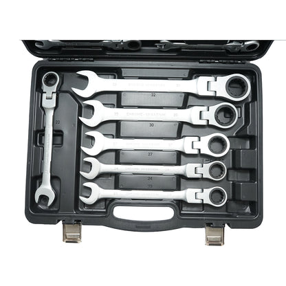 Set of 22 ratchet combination wrenches CrV 6-32mm Breckner Germany