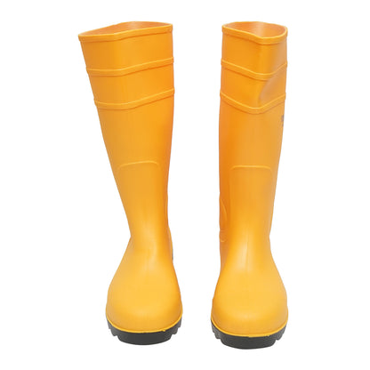 Rubber work boots, yellow, size 44 Crownman