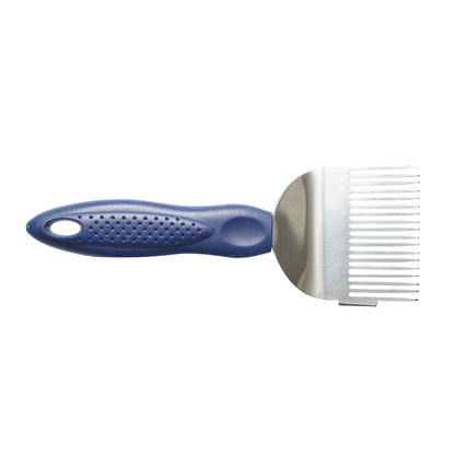 Beehive uncapping fork made of stainless steel with a plastic handle 190mm