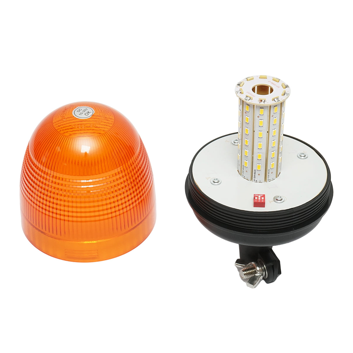 12-24V LED beacon for foot support with 3 functions IP65