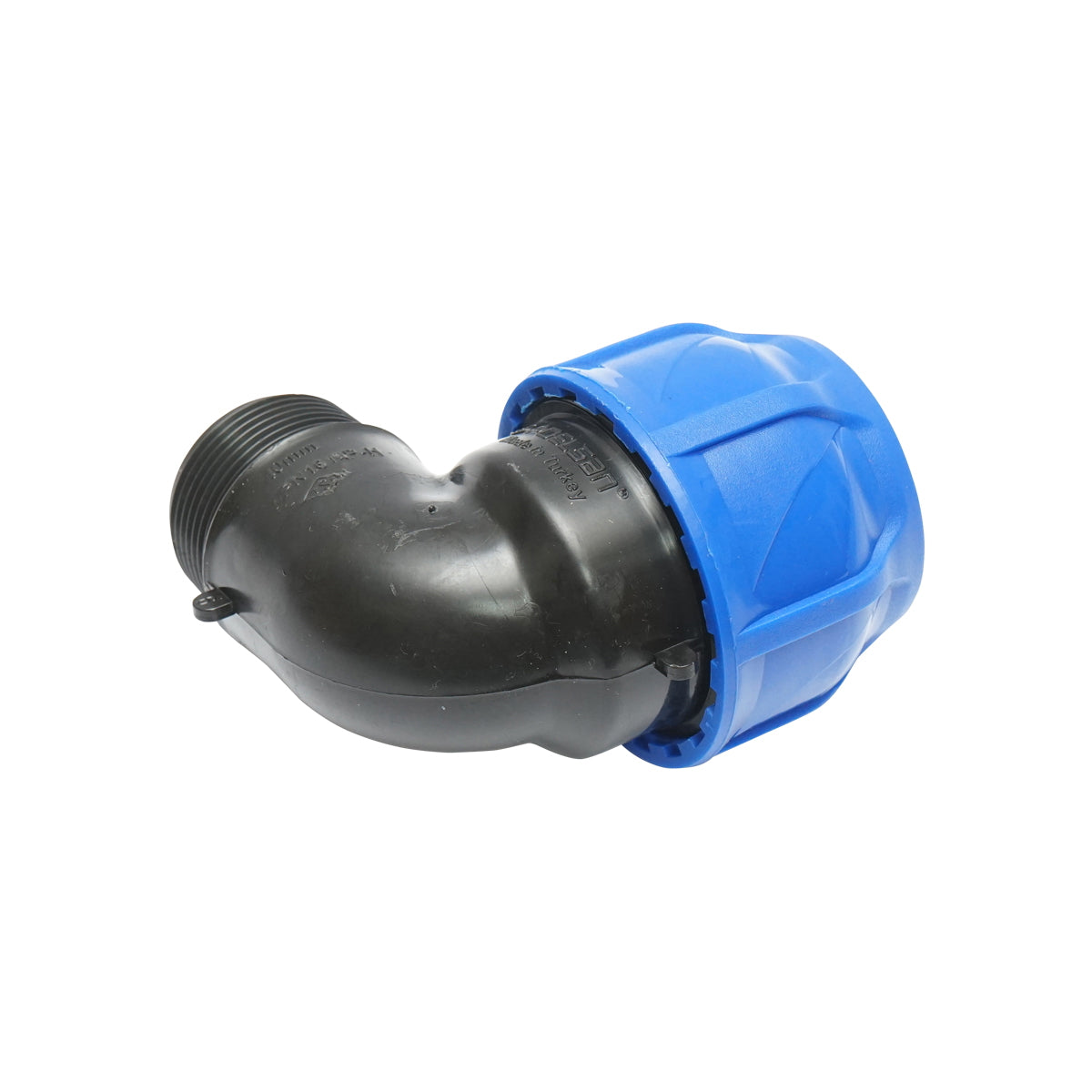 Compression fitting with external thread D40mmx1-1/4 toll PN16, for irrigation systems