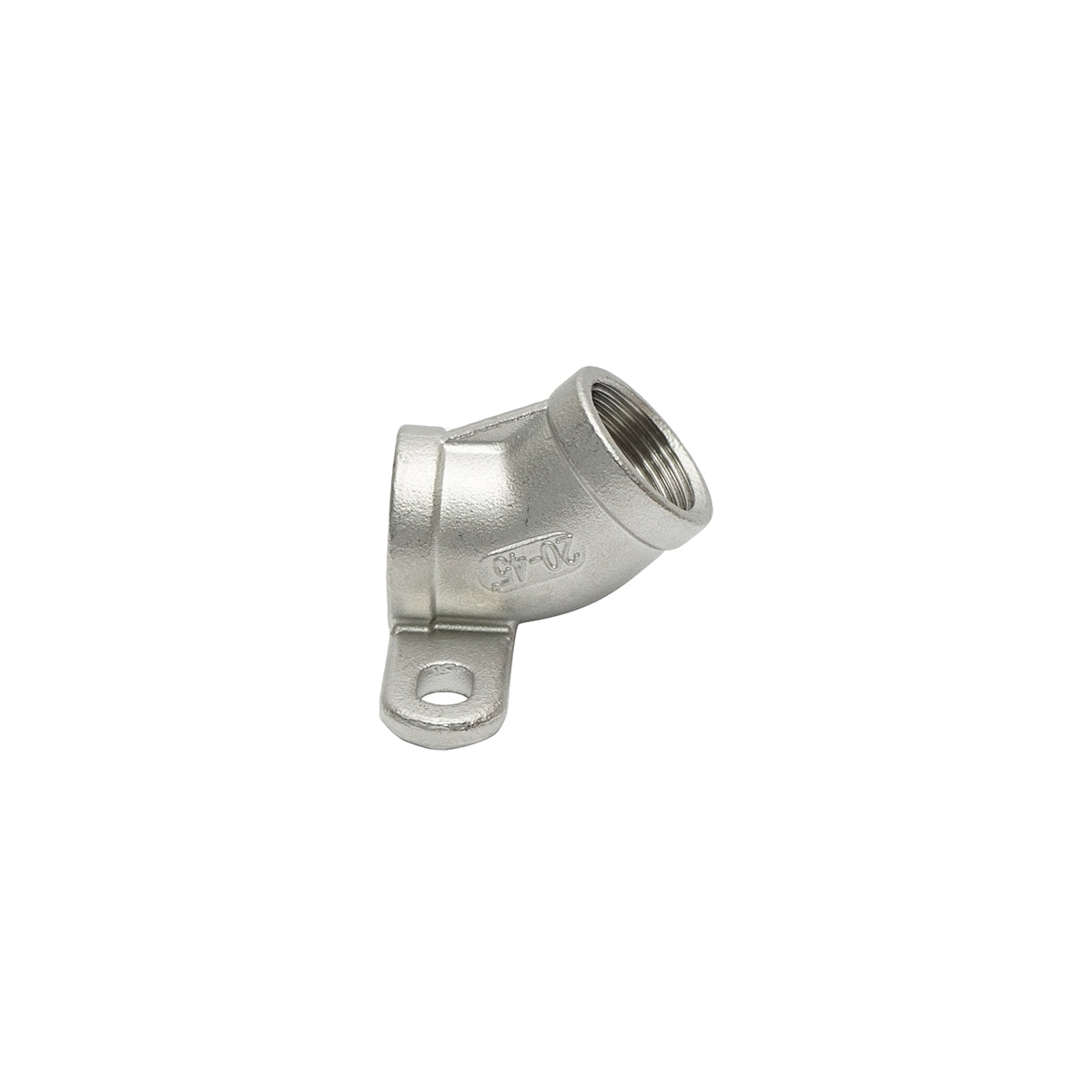 45-degree connector for fixing the nipple feeder