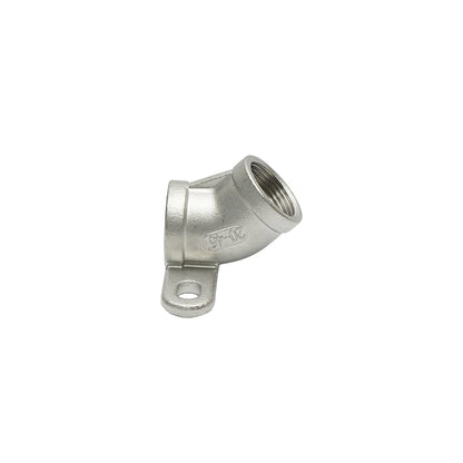 45-degree connector for fixing the nipple feeder
