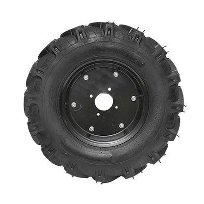 Complete wheel 600/12 R1 10PR with black rim