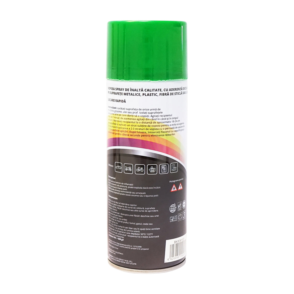 Professional green Deutz type car spray paint with quick drying 450ml MAGIC