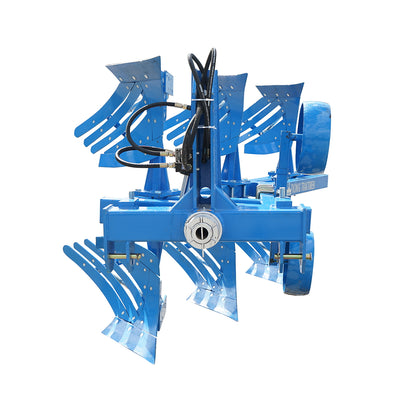 Agricultural plow with 3 bodies and notched moldboards, hydraulic reversible Konig Traktoren