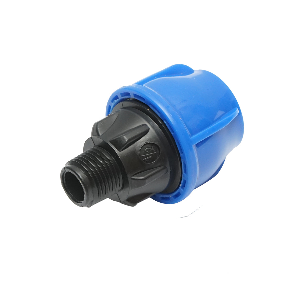 Compression fitting with external thread D25mmx1/2 inch, PN16 for irrigation systems