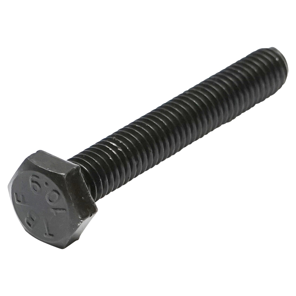 Black screw with hexagonal head DIN 933 M6x40 G10.9 200 pieces/bag
