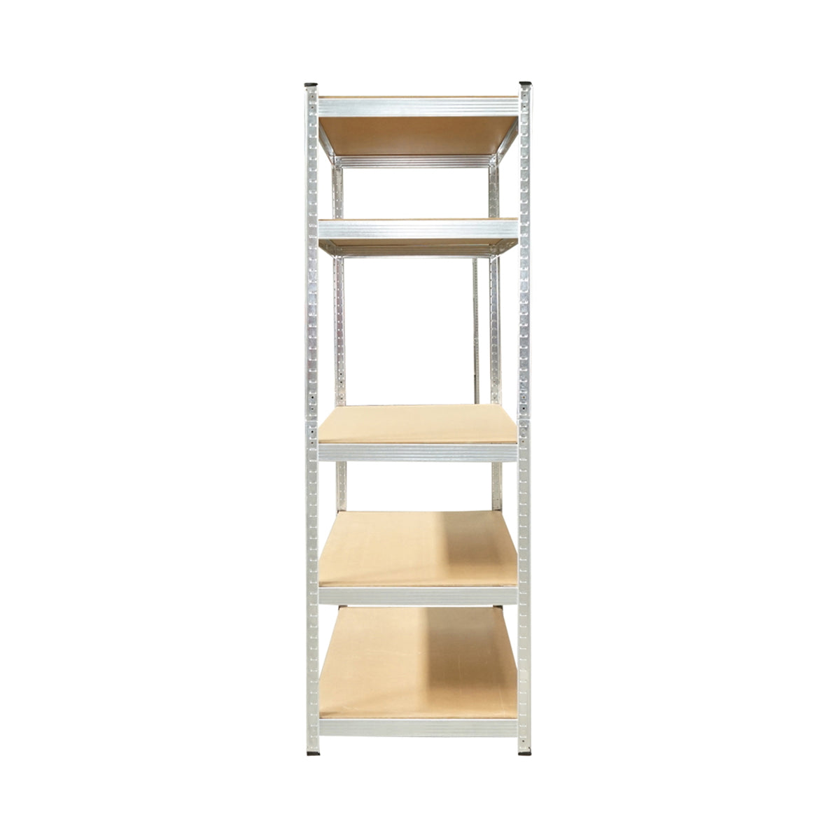 Metal shelf with 5 MDF shelves, 180x120x60cm, 175kg/shelf, assembly without screws, galvanized