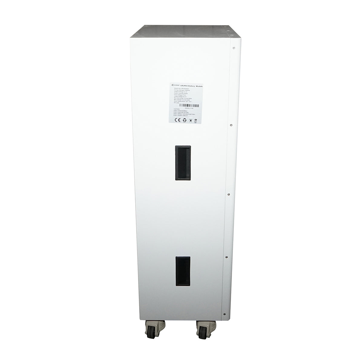 Li-ion LifePo4 Battery 51.2V, 300Ah with BMS, deep cycle, LCD display 786x390x260mm IP54 Bourget