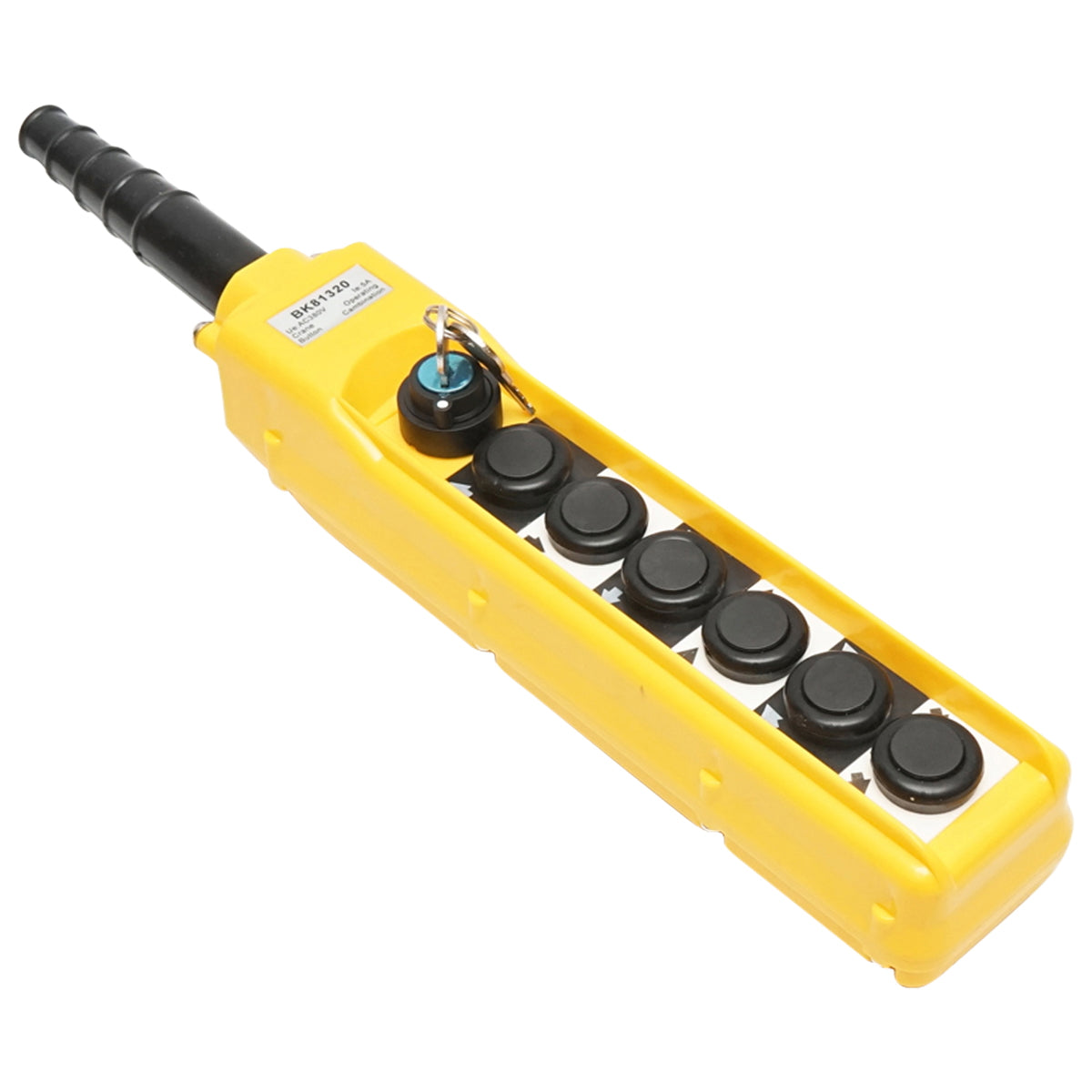 Industrial remote control with 6 commands and general contact with key 380V Breckner Germany