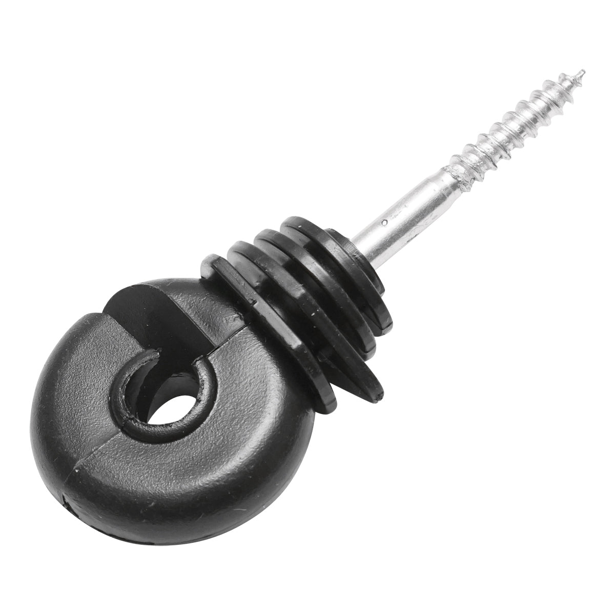 Compact black isolator fi 5.4mm 87x37mm electric fence Mezofarm