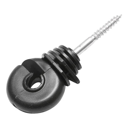 Compact black isolator fi 5.4mm 87x37mm electric fence Mezofarm