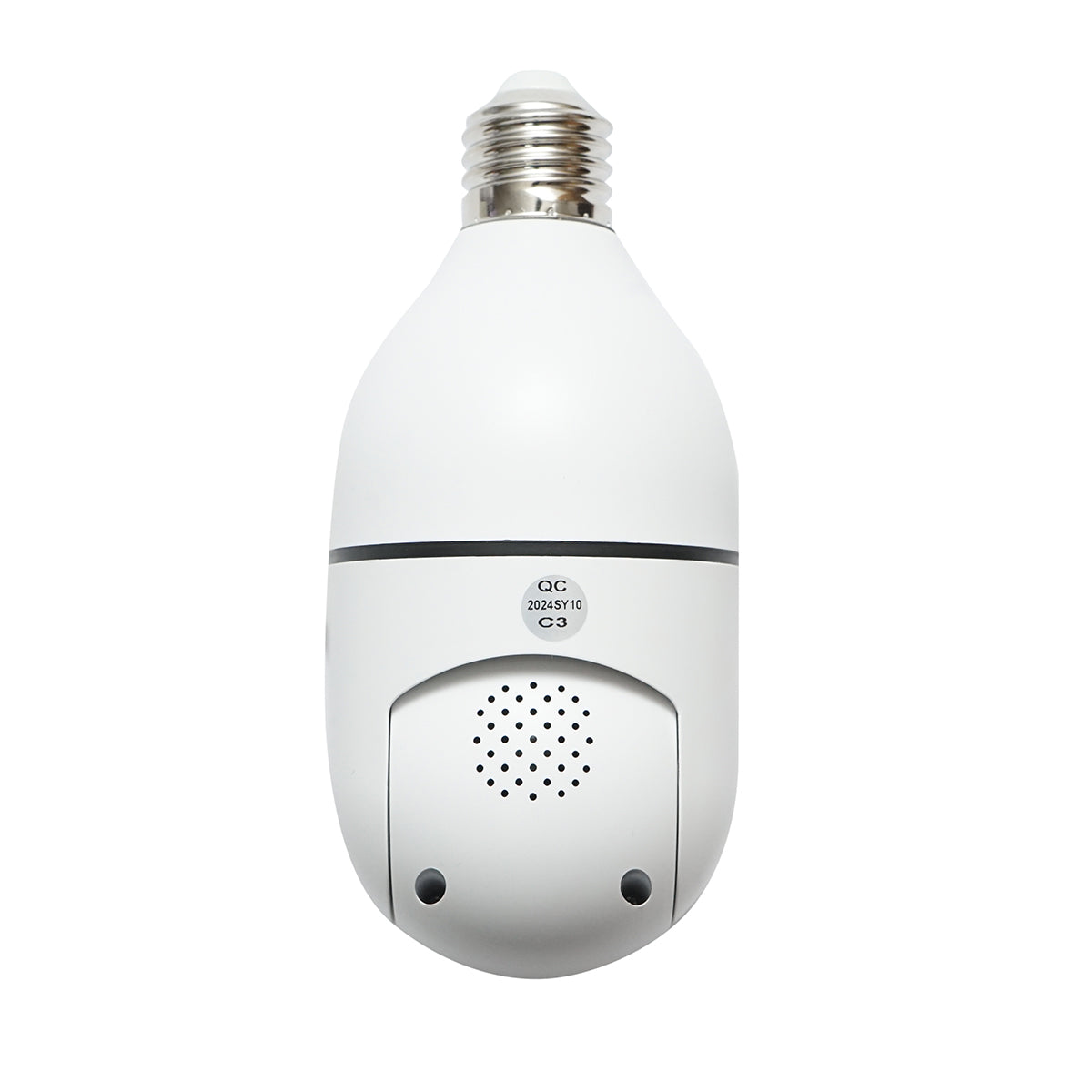 Smart-bulb surveillance camera 2 MP, 360-degree rotatable PTZ, P2P WIFI 2.4GHz, E27 bulb type with motion sensor and iCSee application
