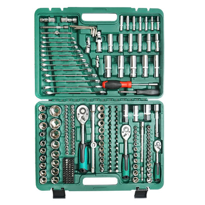 Combined and tubular wrench set 216 pieces Breckner Germany