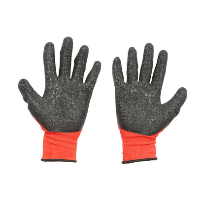 Synthetic rubber working gloves black-red size 10 Breckner Germany