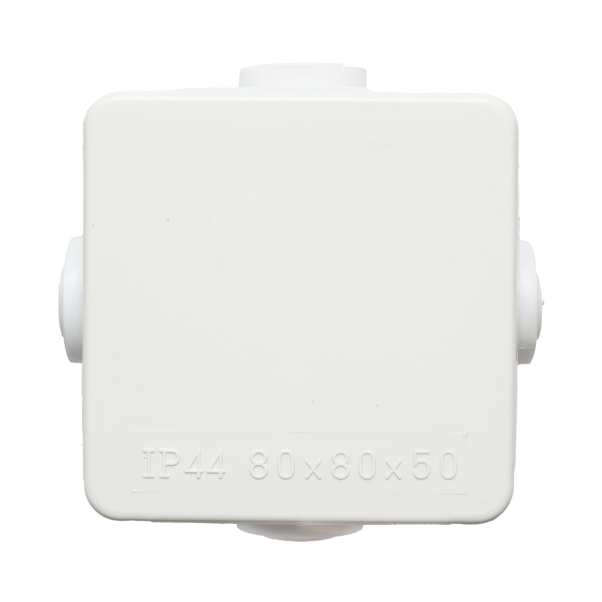 Apparent derivative box 4 entries 80x80x50mm IP44