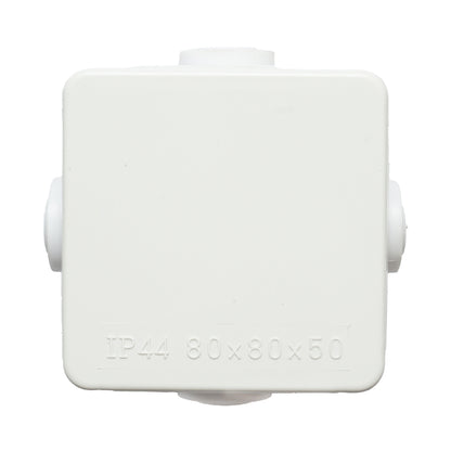 Apparent derivative box 4 entries 80x80x50mm IP44