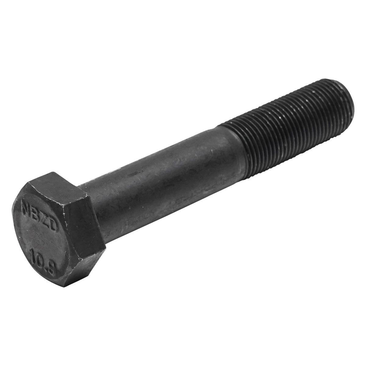 Black screw with hexagonal head DIN 960 M18x1.5x100 G10.9 25 pcs/bag