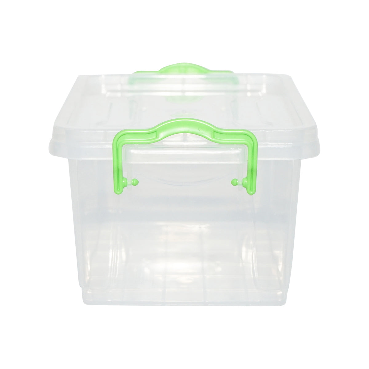 Storage box 1.5L with a transparent plastic lid, 210x140x100mm