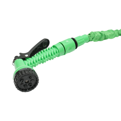 Expandable garden hose TPE 10-30m with adjustable pistol, 7 modes, 3/4 adapter, 1/2 quick coupling.