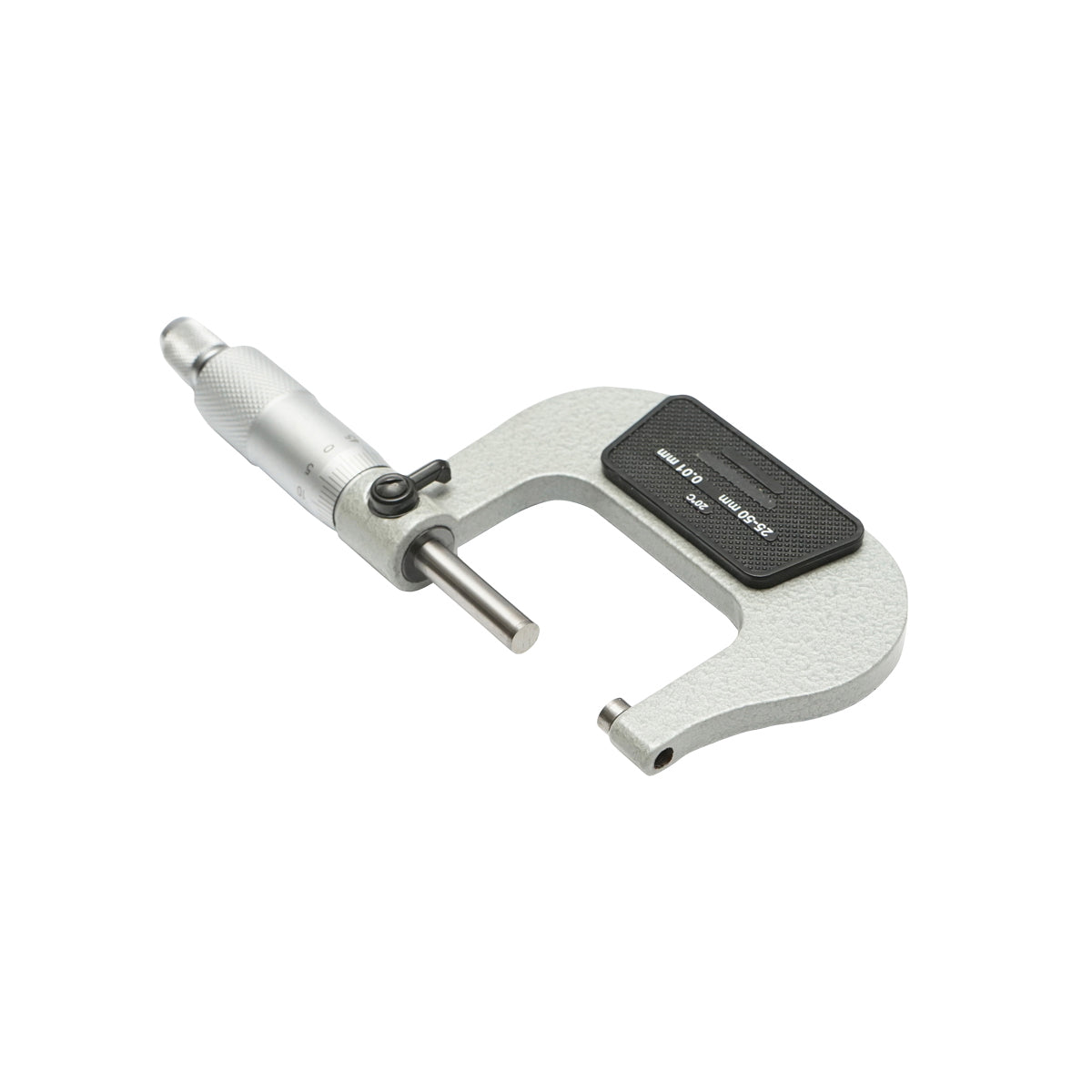 External mechanical micrometer with enamel frame, metric 25-50 mm