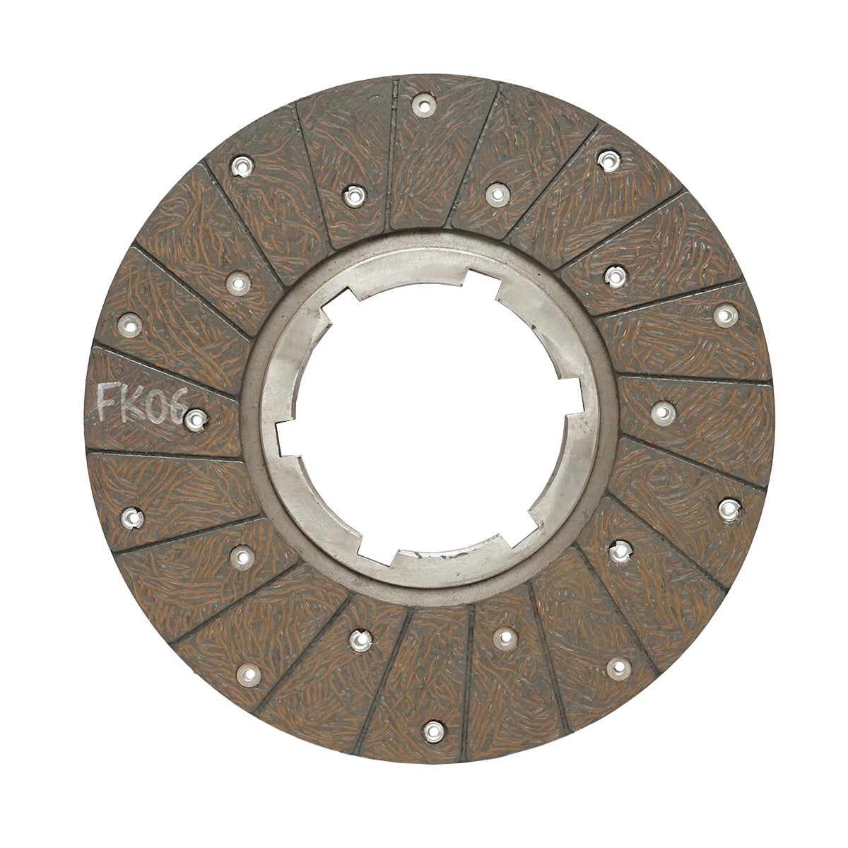 Clutch disc for premium forest tractor winch
