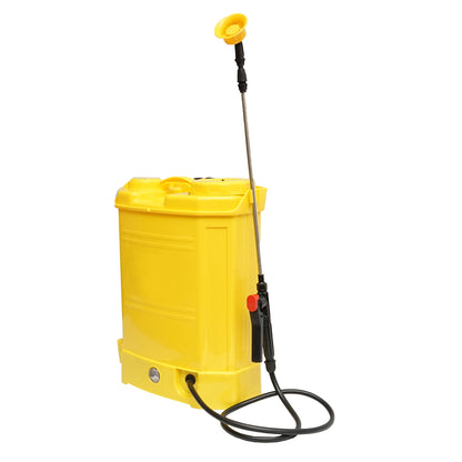 Electric spraying pump with 3 nozzles, 16L tank, 12V/8Ah battery, flow rate 3.1 l/min