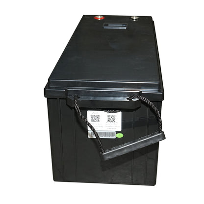Li-ion LifePo4 Battery 25.6V / 2.56 KWh, 100Ah with BMS, LCD display and temperature protection 522x238x218mm IP65 CHILWEE