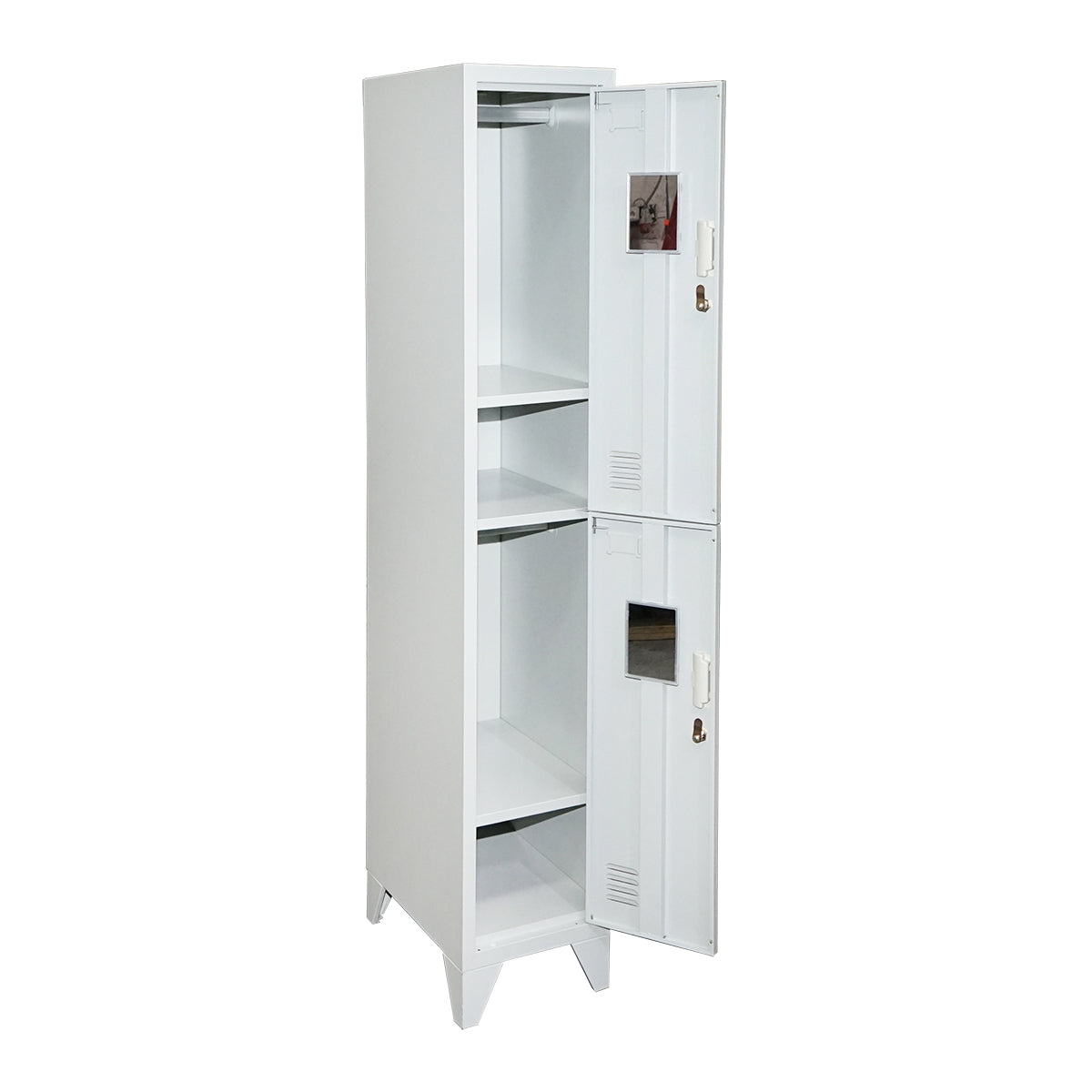 Vestibule, metal cabinet with 2 secured doors 1700x300x450mm Breckner Germany