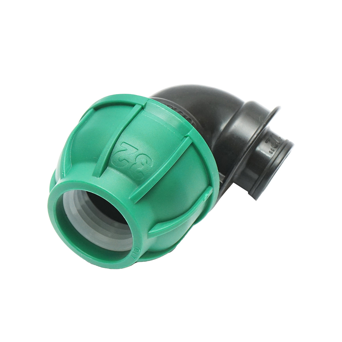 Compression fitting with internal thread D32mmx1/2 inch, PN10 Bar for irrigation systems