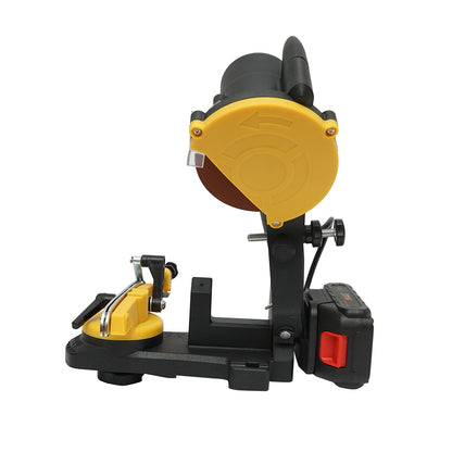 Chainsaw chain sharpening machine with battery 85W, 18V, 3800 RPM