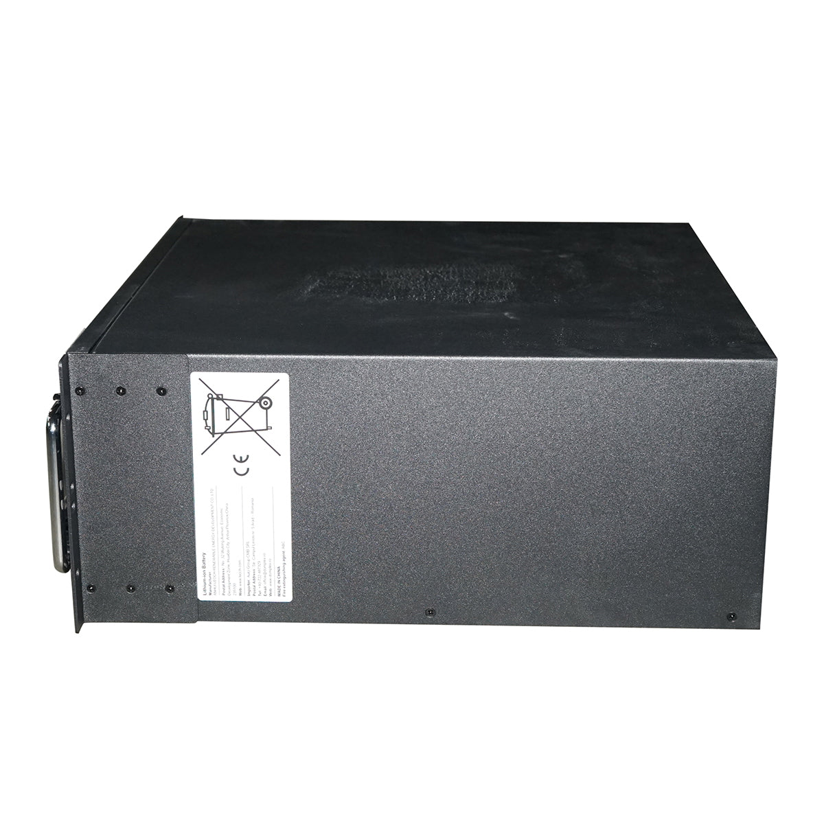 Lithium storage battery 5.12KW LifePo4 51.2V, 100Ah with BMS, LCD display, temperature protection, parallel connection Leoch Battery
