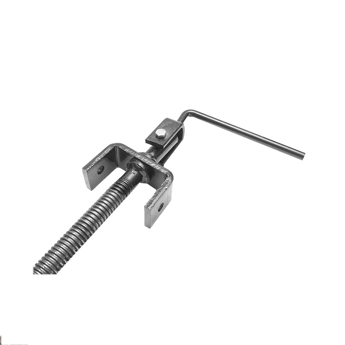 Axle with crank for PP4 plow (screw and wheel adjustment lever)