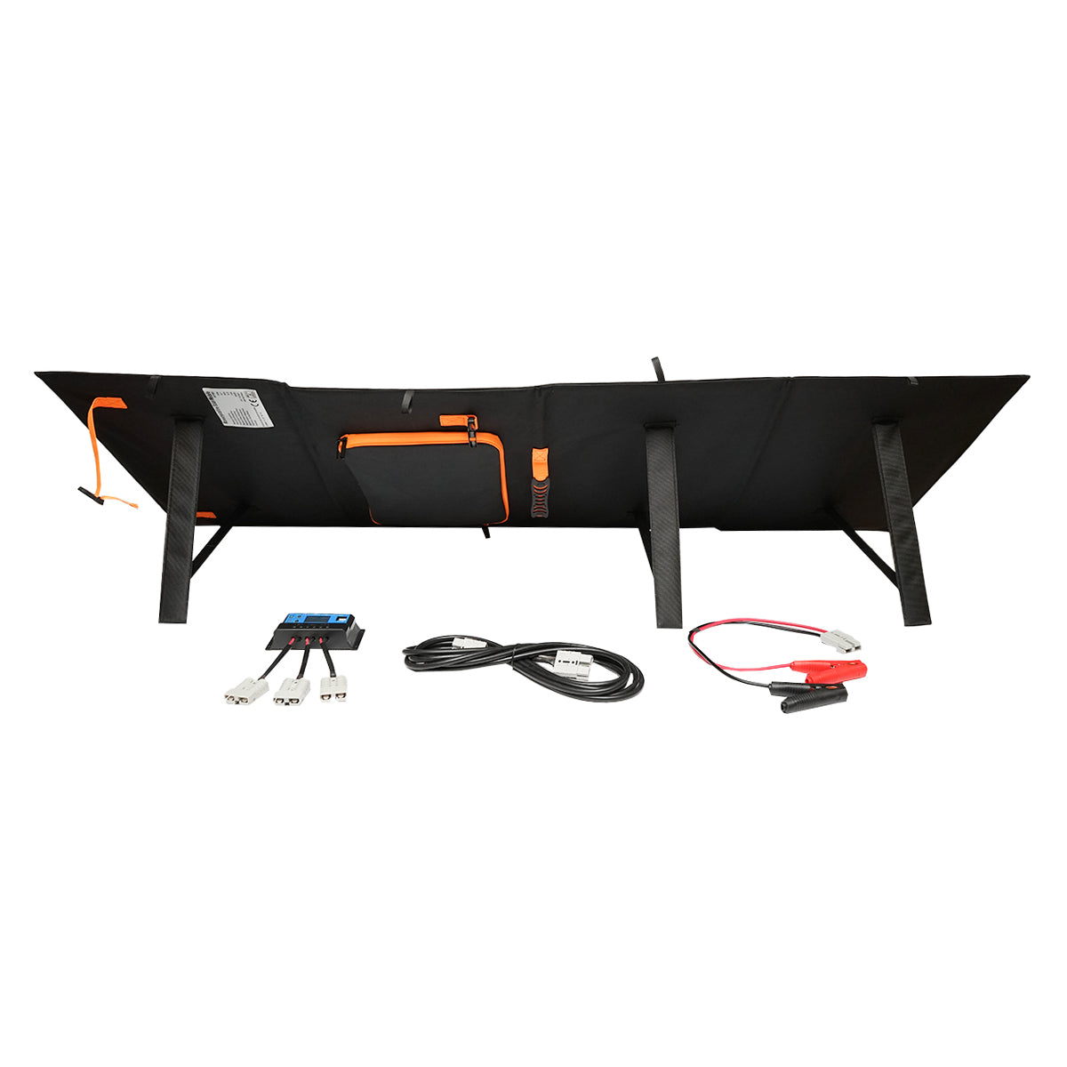 150W monocrystalline photovoltaic solar panel, foldable suitcase type with 12V/20A voltage regulator Breckner Germany