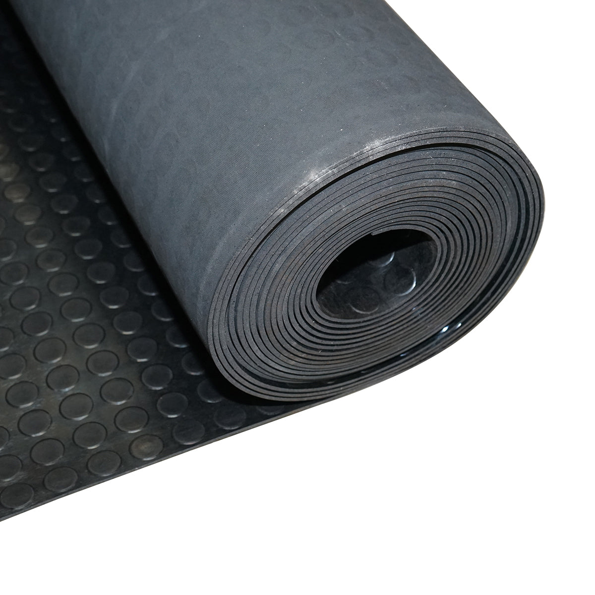 Rubber carpet SBR+NR without textile insert and with striation 3x1200x10000mm L=10m; l=1.2m; G=3mm