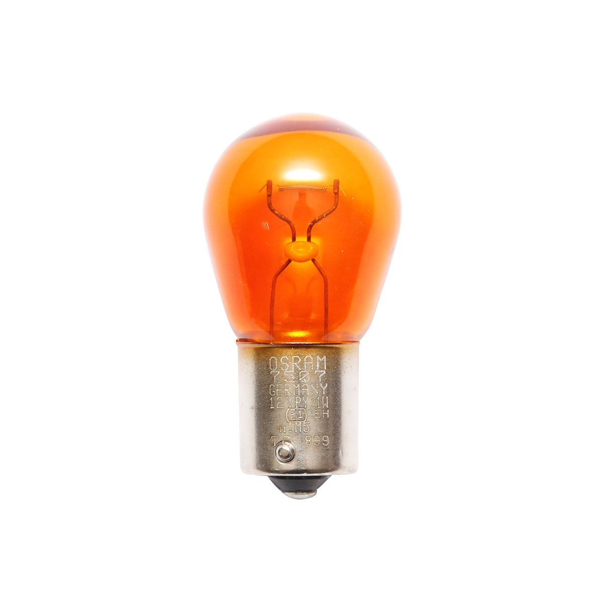 Bulb (Osram) 21W / 12V BAU15s - yellow