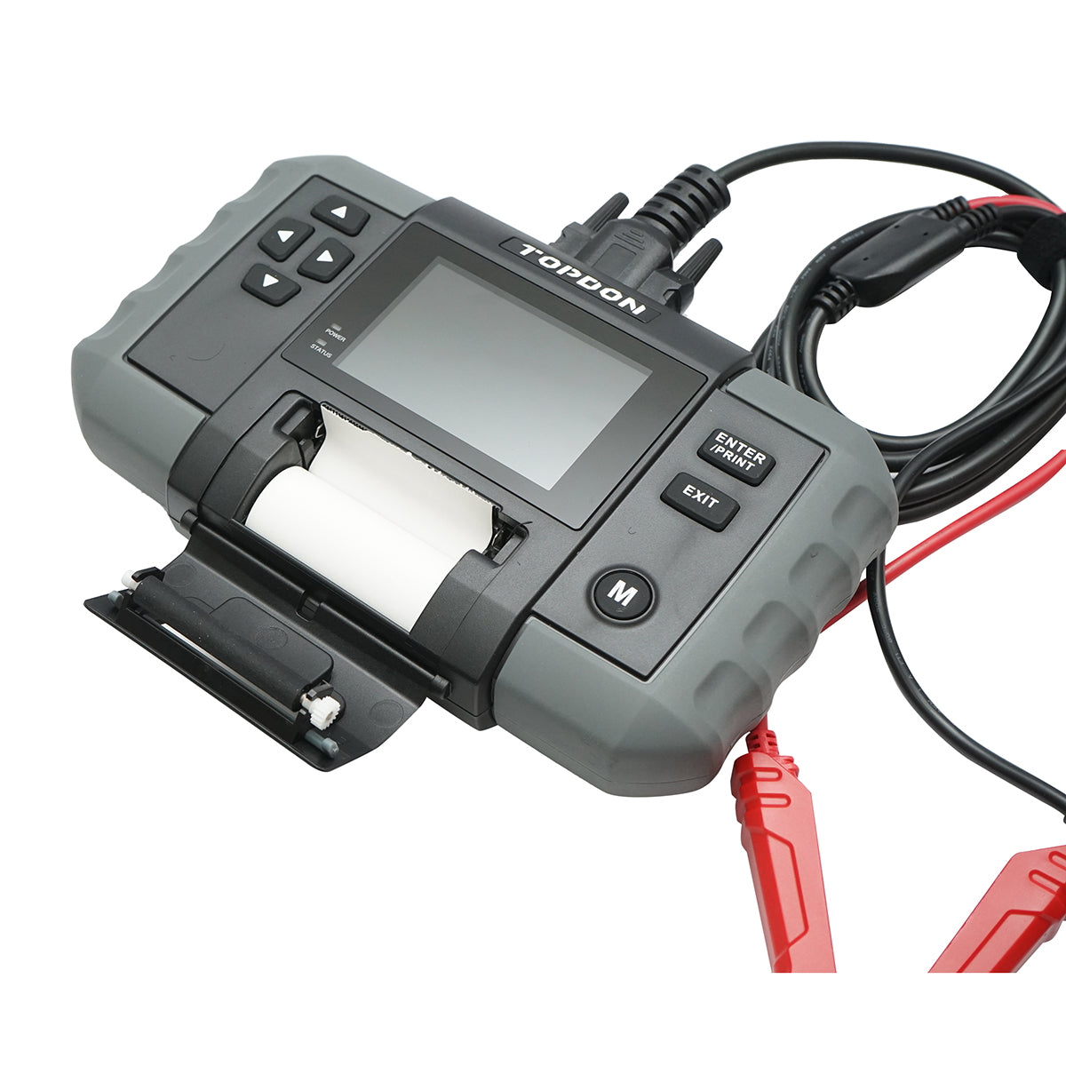 Digital battery tester with printer 12-24V, polarity protection 100-2000A BT600