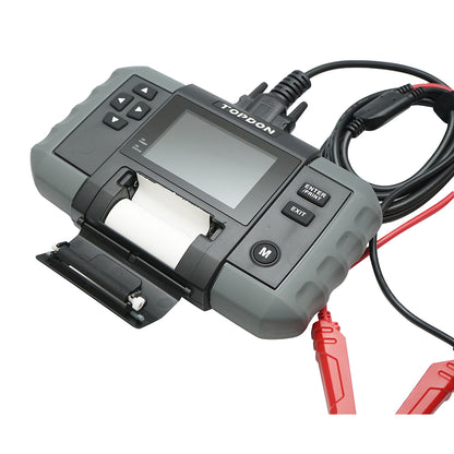 Digital battery tester with printer 12-24V, polarity protection 100-2000A BT600