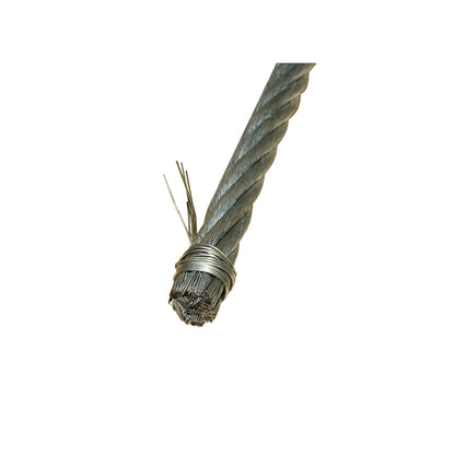 Steel winch cable 6x37 diameter 14mm with textile core, 50m/roll