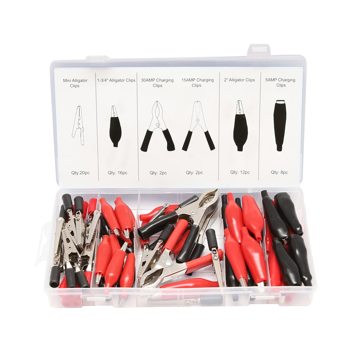 Electric cable pliers kit 60 pieces
