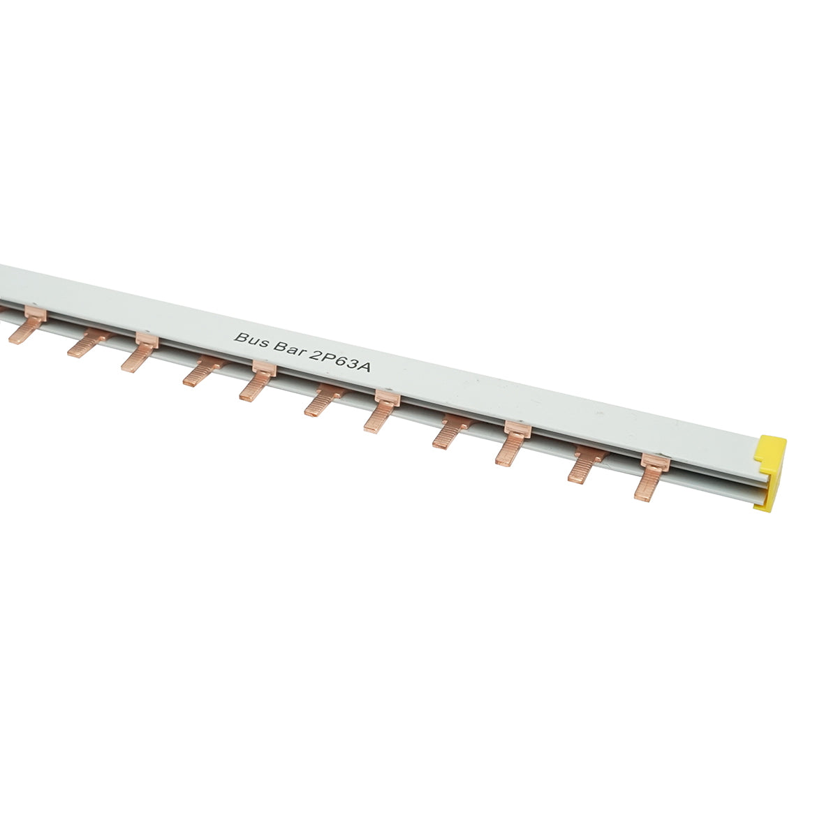 Comb, single-phase busbar 1m, 2P, 63A for powering automatic fuses