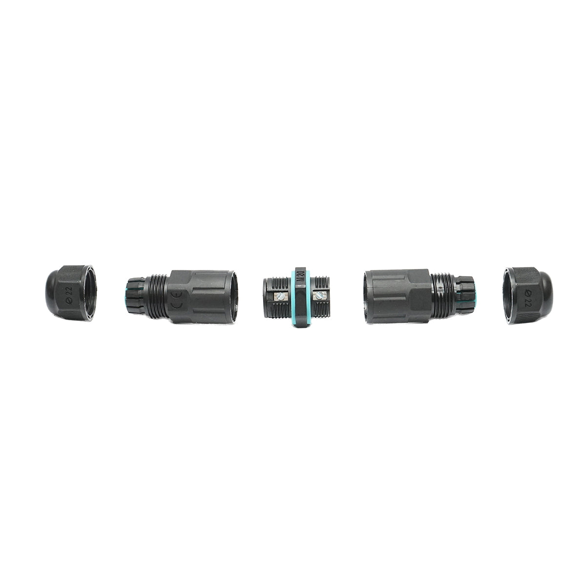 M20 electric cable connector 250V 10A, 4 poles IP67 Leader