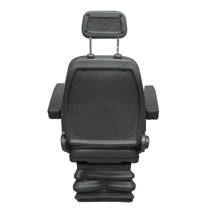 Universal height and weight adjustable seat 40-120kg, armrests and backrest adjustable 50-90° for tractor, agricultural, industrial machinery, forklift