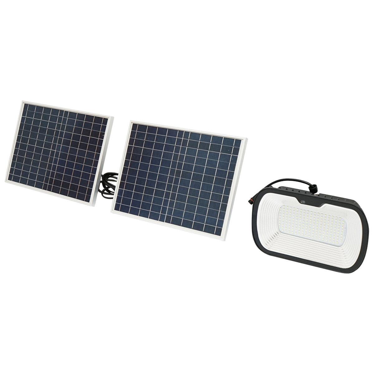 LED lamp 126x0.5W with 25W solar panel and 7V/10Ah battery Breckner Germany