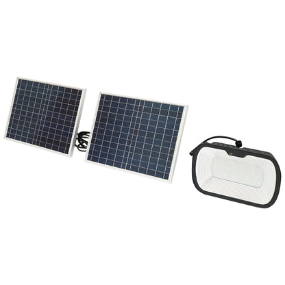 LED lamp 126x0.5W with 25W solar panel and 7V/10Ah battery Breckner Germany