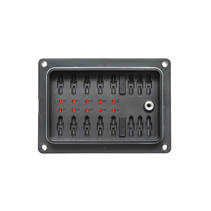 Flat fuse box with 10 slots Breckner Germany
