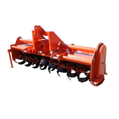Agricultural tiller with a working width of 220 cm, 54 blades, three-point hitch, including a clutch drive shaft Baisan.