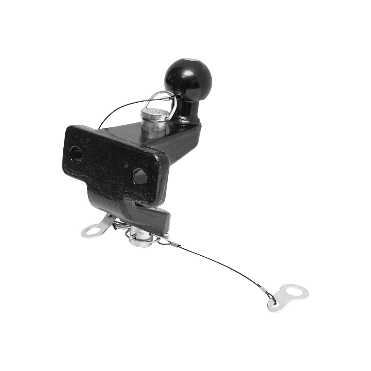 Coupling trailer with bolt, ball and safety, maximum weight 3500kg.